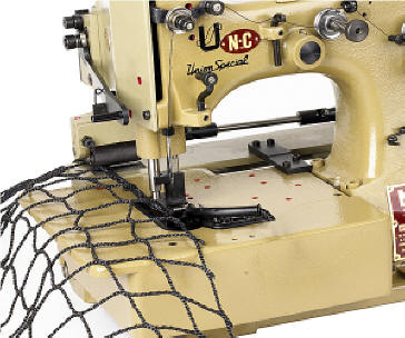Extra Heavy-Duty Netting & Rope Machine Model 81200NTP by N-C Carpet Binding & Equipment Corporation