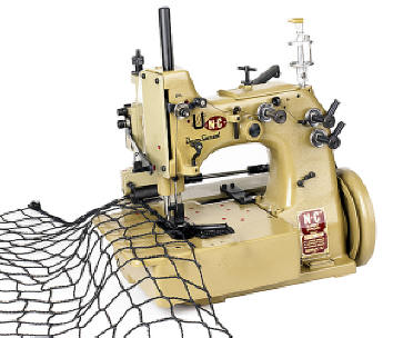 Extra Heavy-Duty Netting & Rope Machine Model 81200NTP by N-C Carpet Binding & Equipment Corporation