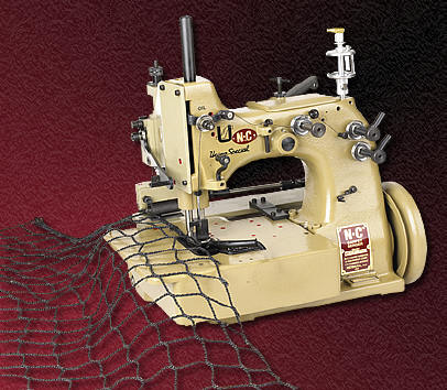 Extra Heavy-Duty Netting & Rope Machine Model 81200NTP by N-C Carpet Binding & Equipment Corporation