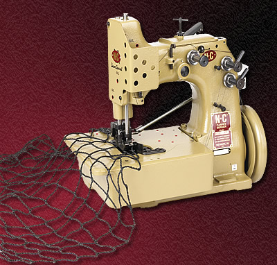 Model 81200TF Heavy-Duty Netting & Rope Machine by N-C Carpet Binding & Equipment Corporation